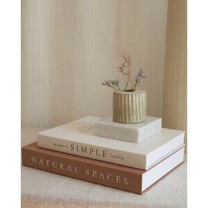 Set of 2 Boxes Enhance Your Coffee Table Bookshelf Mantel Shelf Décor Aesthetic